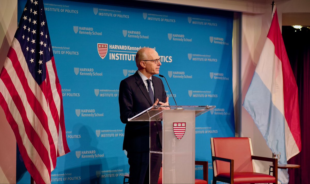“Where others describe a continent in constant decline, I see continuous progress. Crisis has never been Europe's weakness. It has been its engine. A catalyst, for change, for progress.”

Read my speech at the <a href="/Europeanconf/">European Conference</a> <a href="/HarvardIOP/">Institute of Politics</a>:
gouvernement.lu/fr/actualites/…