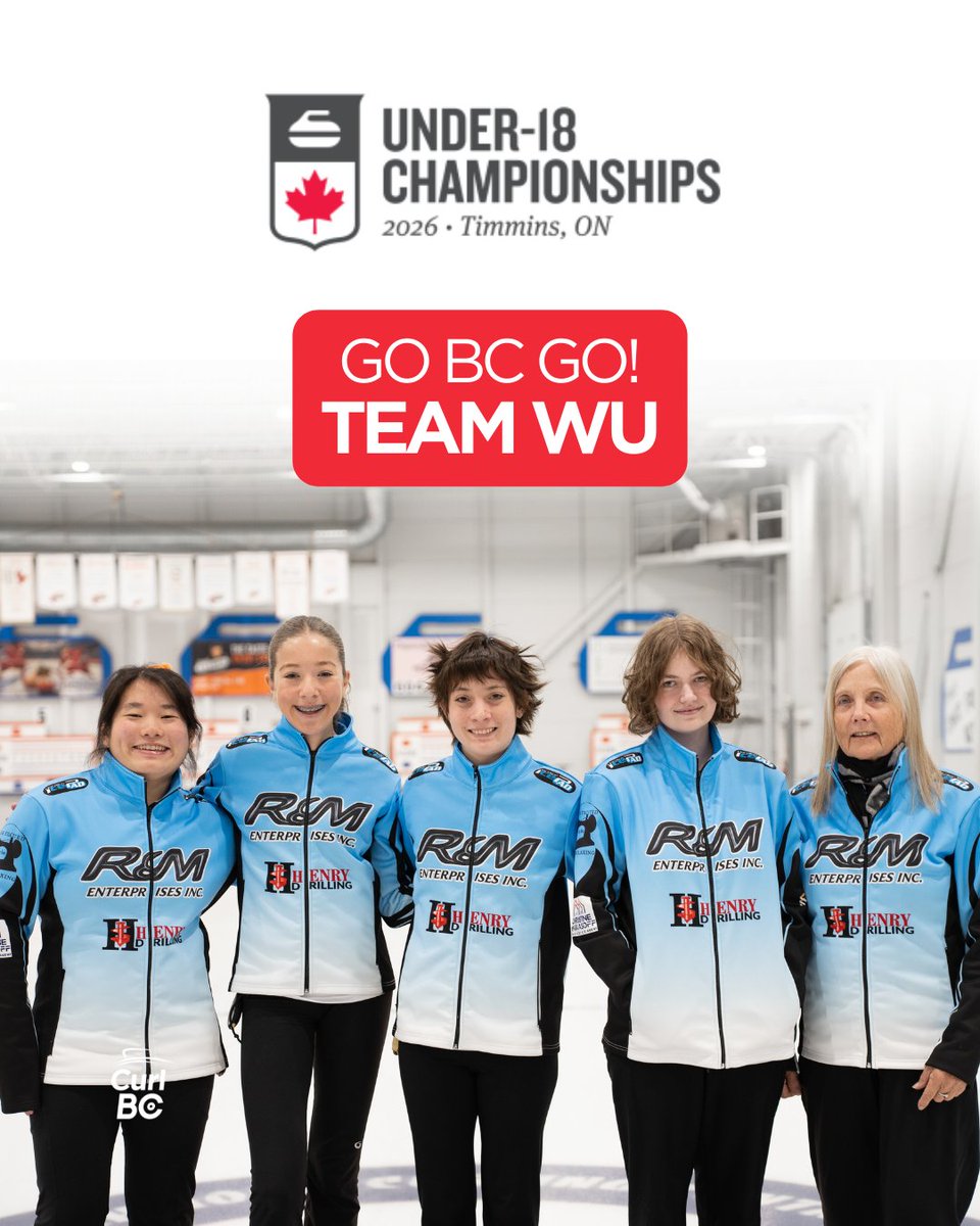 CurlBC's tweet image. 🥌💙 3 Teams. One Goal. Go BC Go!

🔥 Team Rempel
🔥 Team Reynolds
🔥 Team Wu

Follow their schedules and live scores 👉 curling.ca/2026u18/

Let’s show them the BC support! 💪💙
#GoBCGo