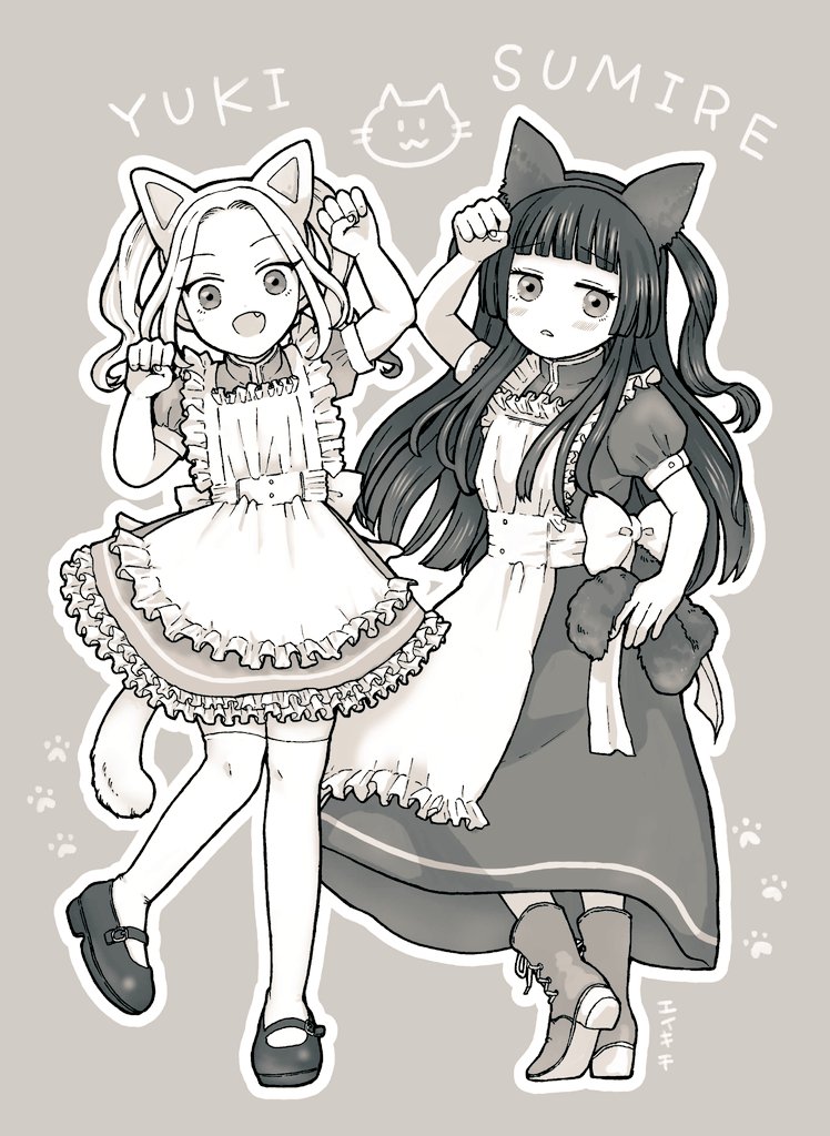 eikichi_8686's tweet photo. お嬢様とメイドの双子コーデ　#創作百合 https://t.co/AtE4CgfIhi