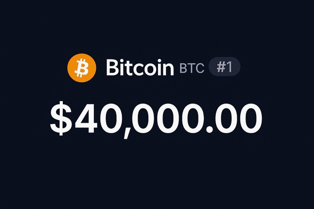 BitcoinJunkies's tweet photo. You wake up tomorrow and Bitcoin is at $40,000

What you doing? https://t.co/xvraZae0zO