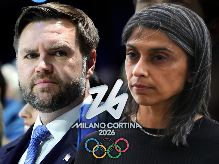 TMZ's tweet image. Vice President J.D. Vance is booed at the Winter Olympics Opening Ceremony 😬 

Video: tmz.me/X6icSZr