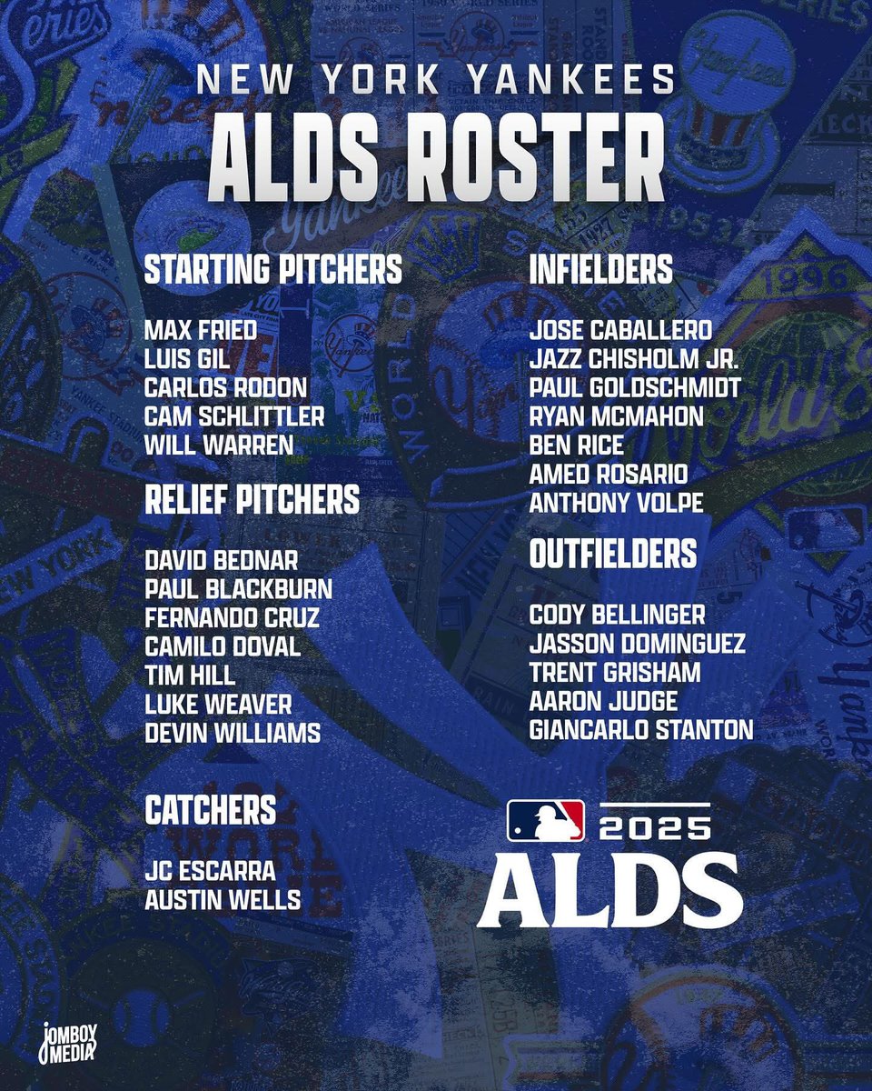 BillyReinhardt's tweet photo. The Yankees are legitimately bringing back the same exact position player roster from last postseason.

Anthony Volpe will begin the season injured, JC Escara is a question mark, and Jasson Dominguez might not factor into the MLB plans but this is as close to “running it back” as you’ll ever see in pro sports.