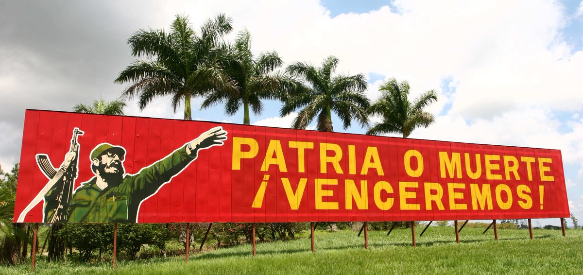 ultras_antifaa's tweet photo. “Patria o muerte”

📍Seen in Cuba https://t.co/fXC9erUSS8