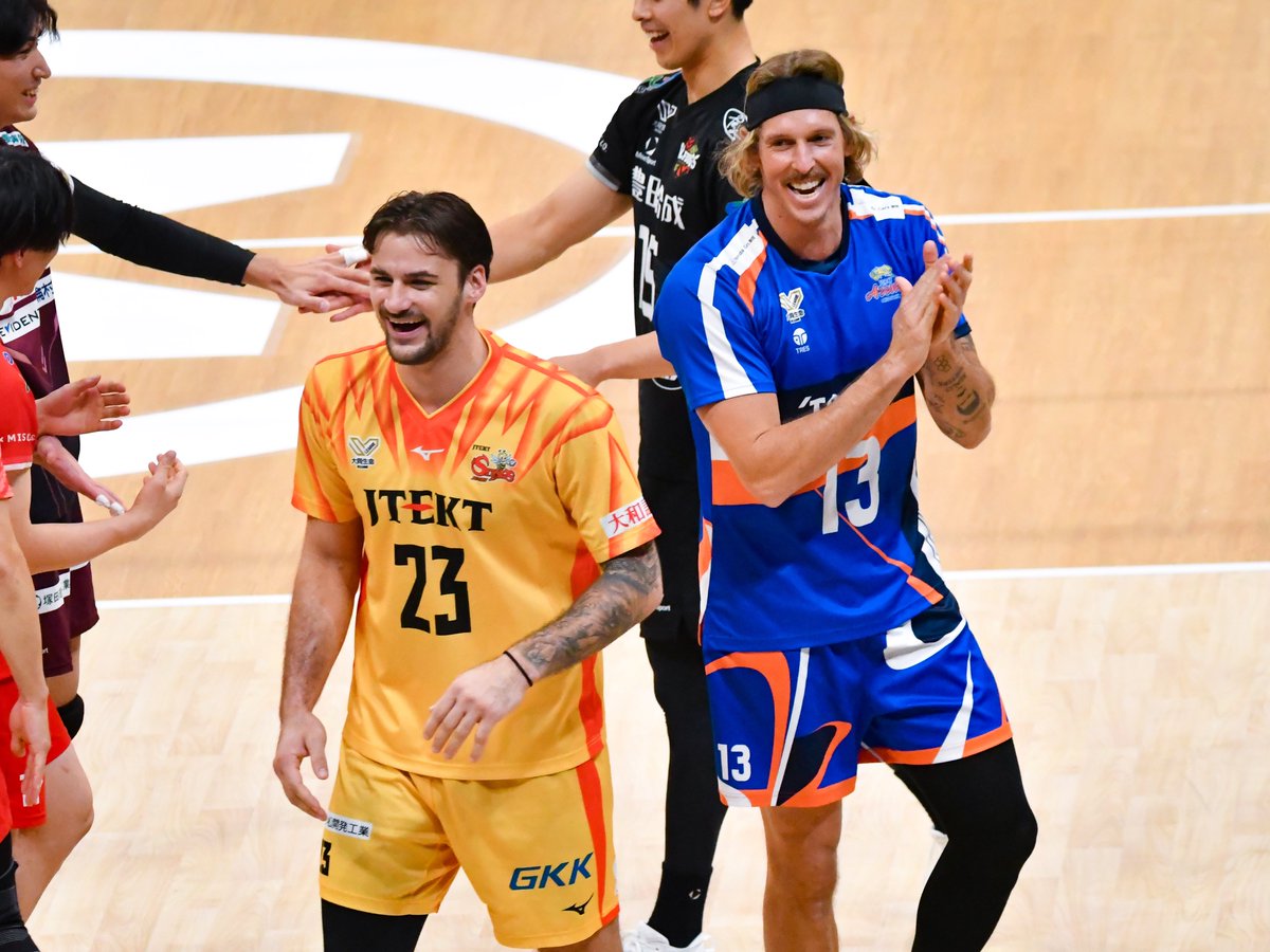 楽しそうなUSAかわいい🇺🇸🇺🇸 #エムット_SVリーグオールスター #東レ