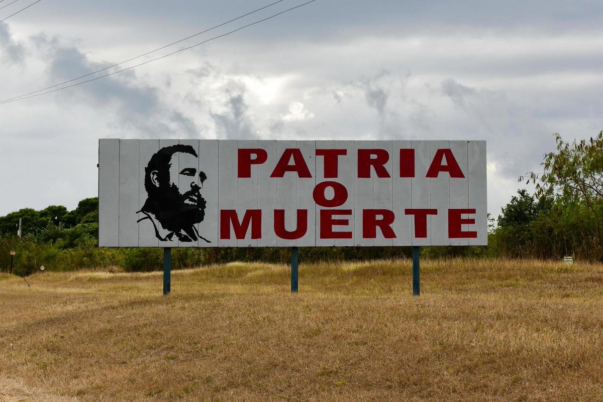 ultras_antifaa's tweet photo. “Patria o muerte”

📍Seen in Cuba https://t.co/fXC9erUSS8