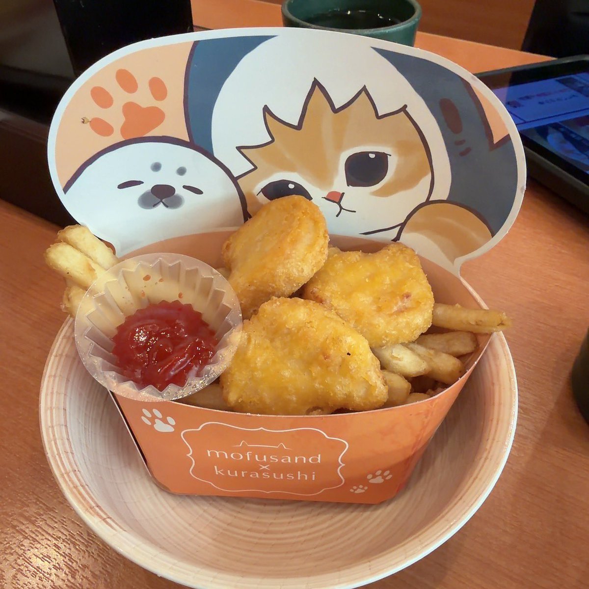 tanisi07's tweet photo. #mofusandくら寿司コラボ https://t.co/9txfnbt4y1