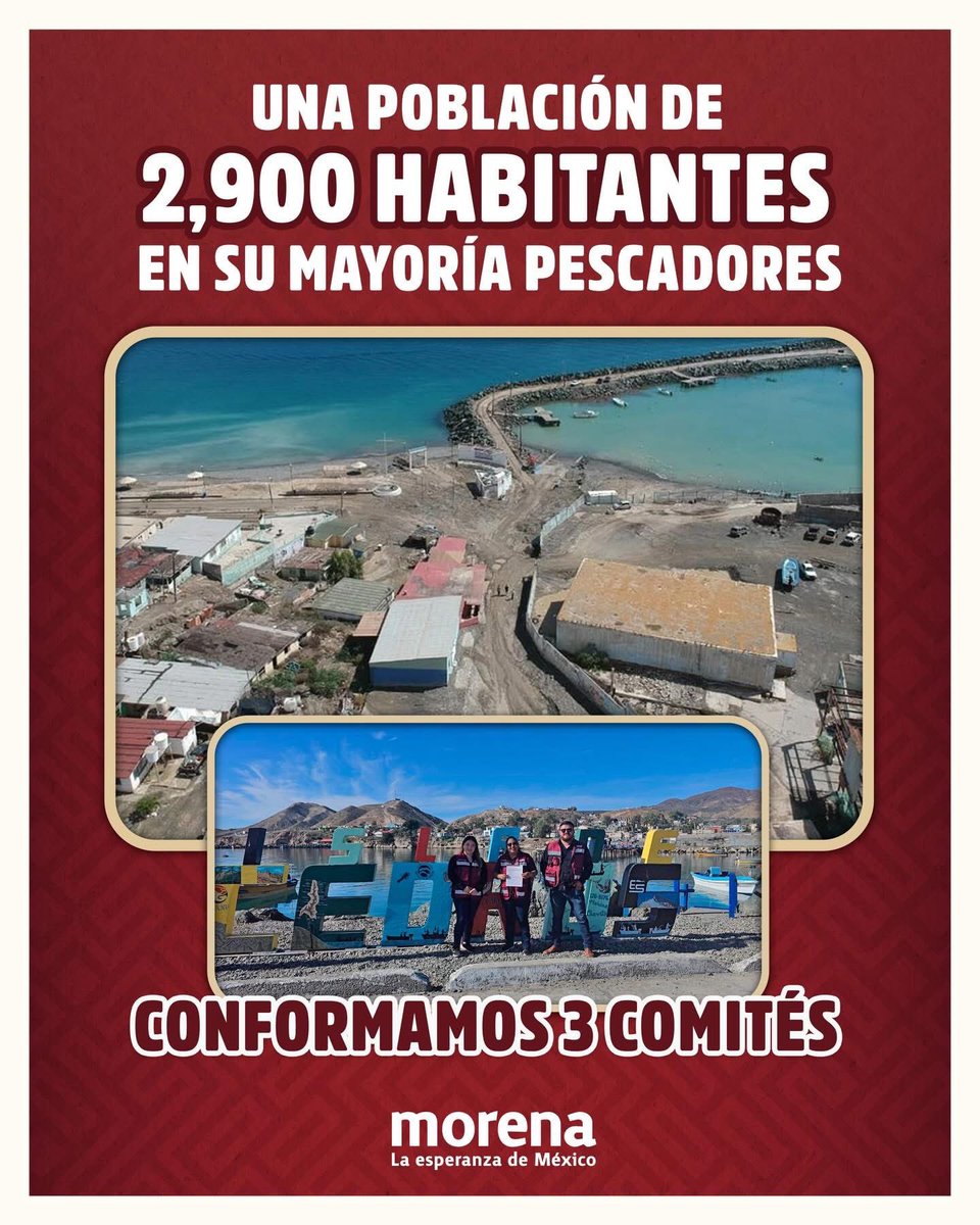 ✨Así es el legado de AMLO.
Así es el compromiso de MORENA.
¡Con el pueblo, todo, sin el pueblo nada!🇲🇽

#MorenaTlaxcala