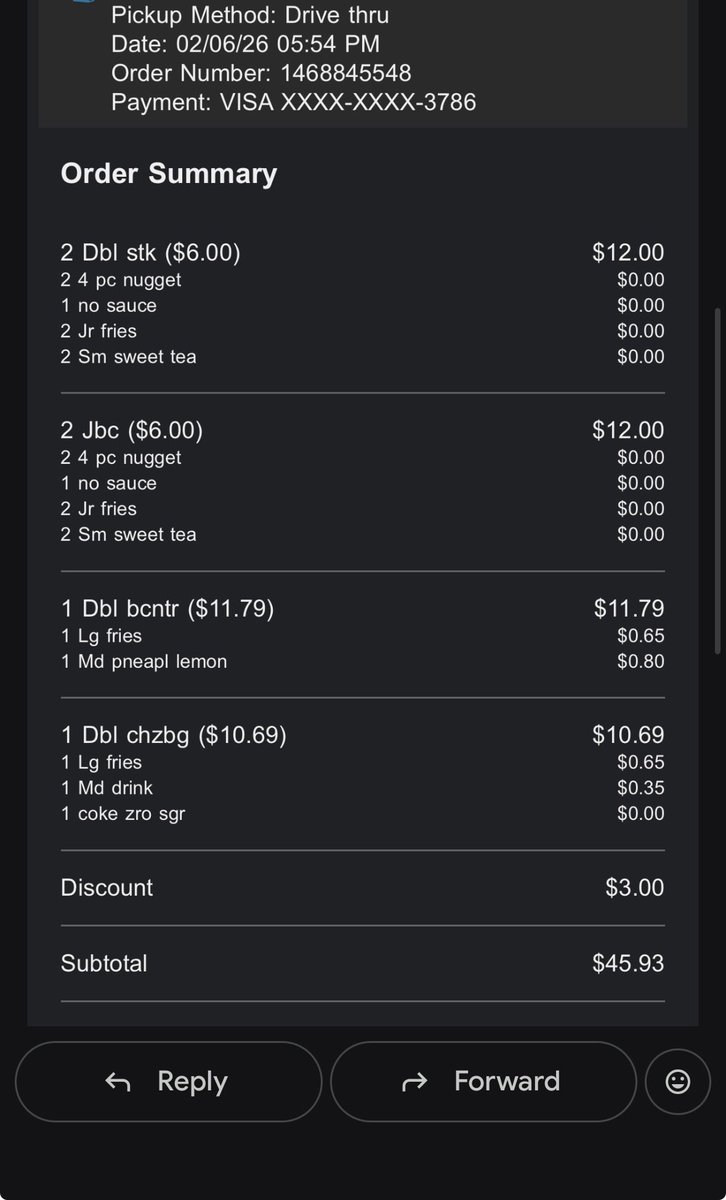 4SCOREand7yrs's tweet photo. @Wendys you served my kids undercooked beef. I didn’t realize until I got home. Additionally your store pushed this mobile order from a drive thru to an in store pick up because they were too lazy to fill the drinks themselves. 

This was a complete failure https://t.co/LN4DfPqNm0