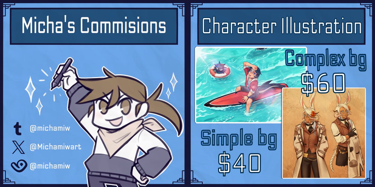 Michamiw | Commissions Open tweet media