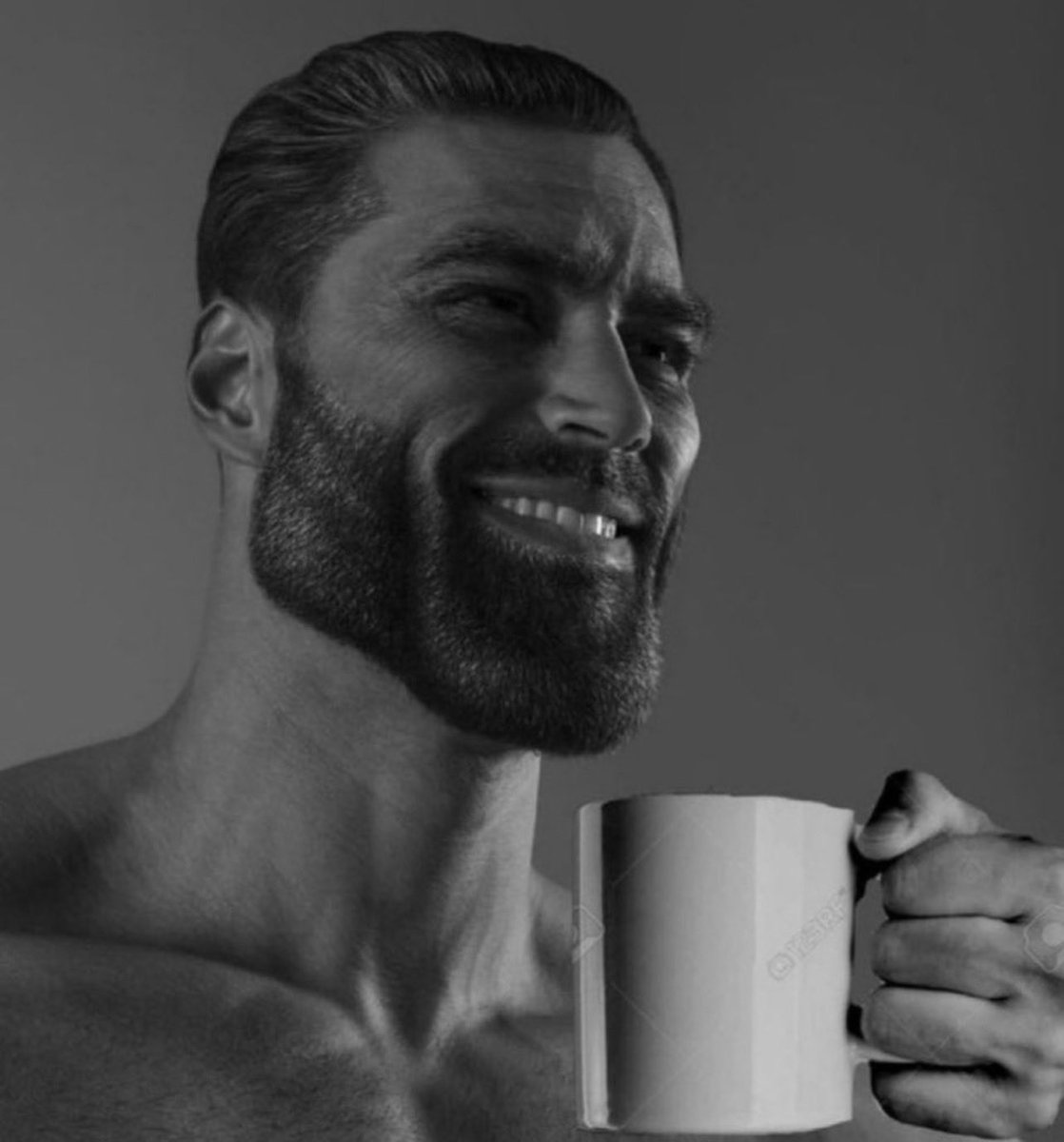 Somer - gigachad meme (hotel breakfast) tweet media