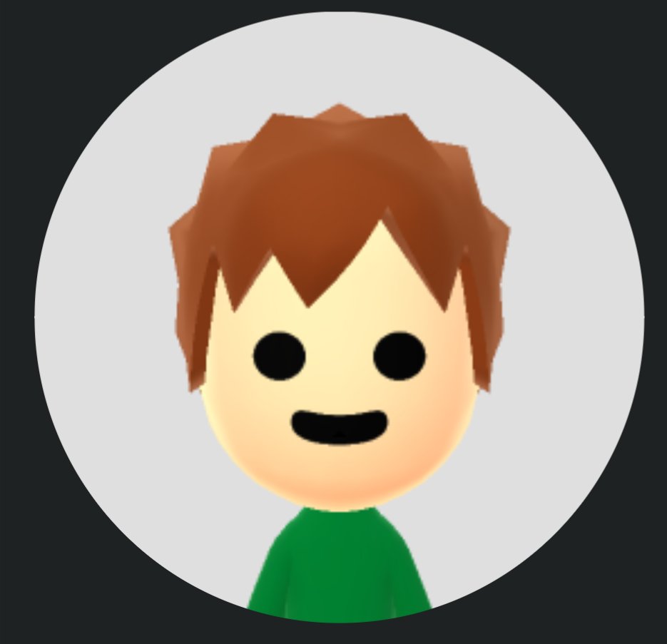 confess2mii's tweet image. "when i was 11 in 2012 and had to make a mii for my 3ds, the thought of trying to represent my face with mii features made me dysphoric (idk how to explain why), so i made this creature instead. i still use him to this day because of the reactions i get from people"