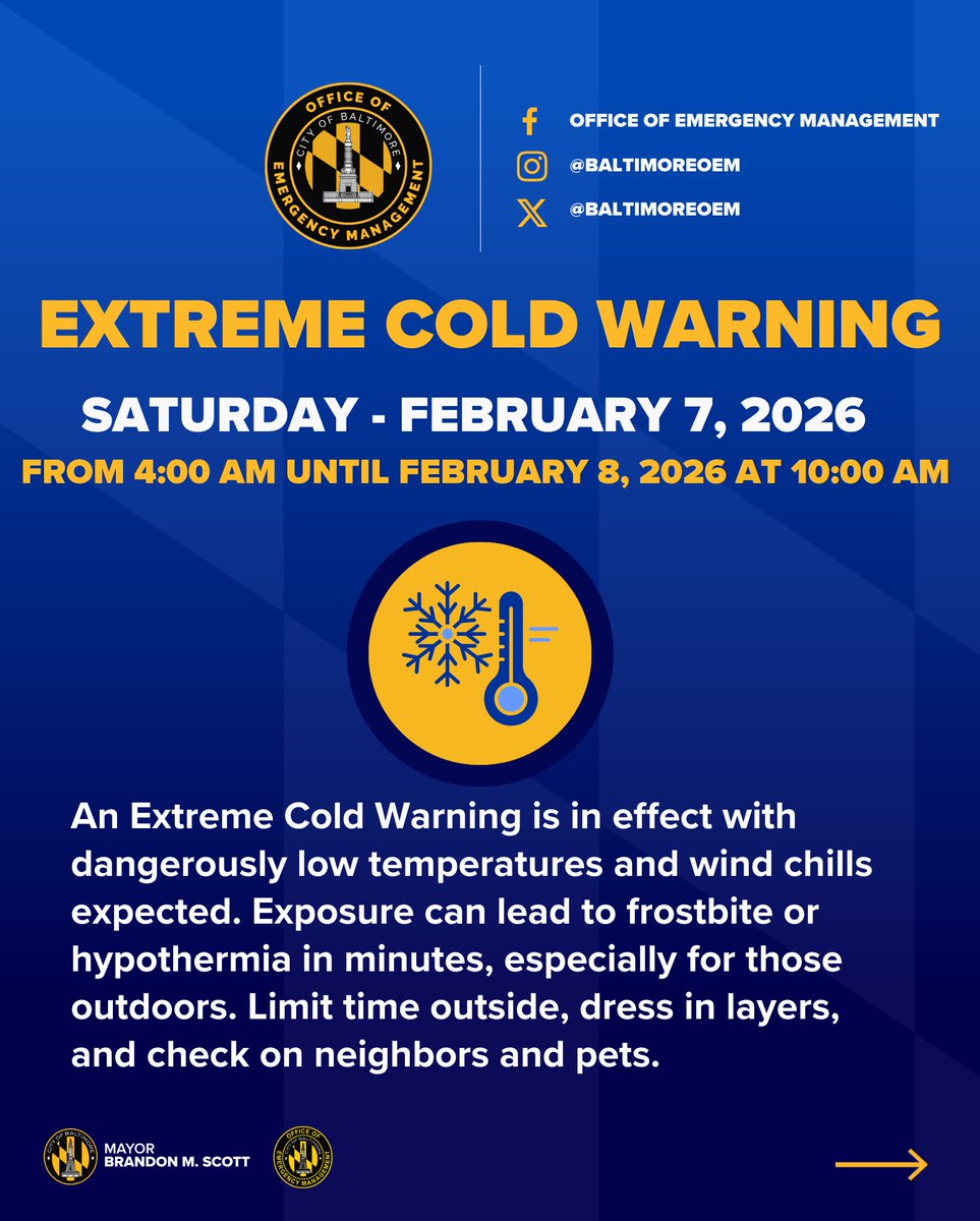 Baltimore City OEM tweet media