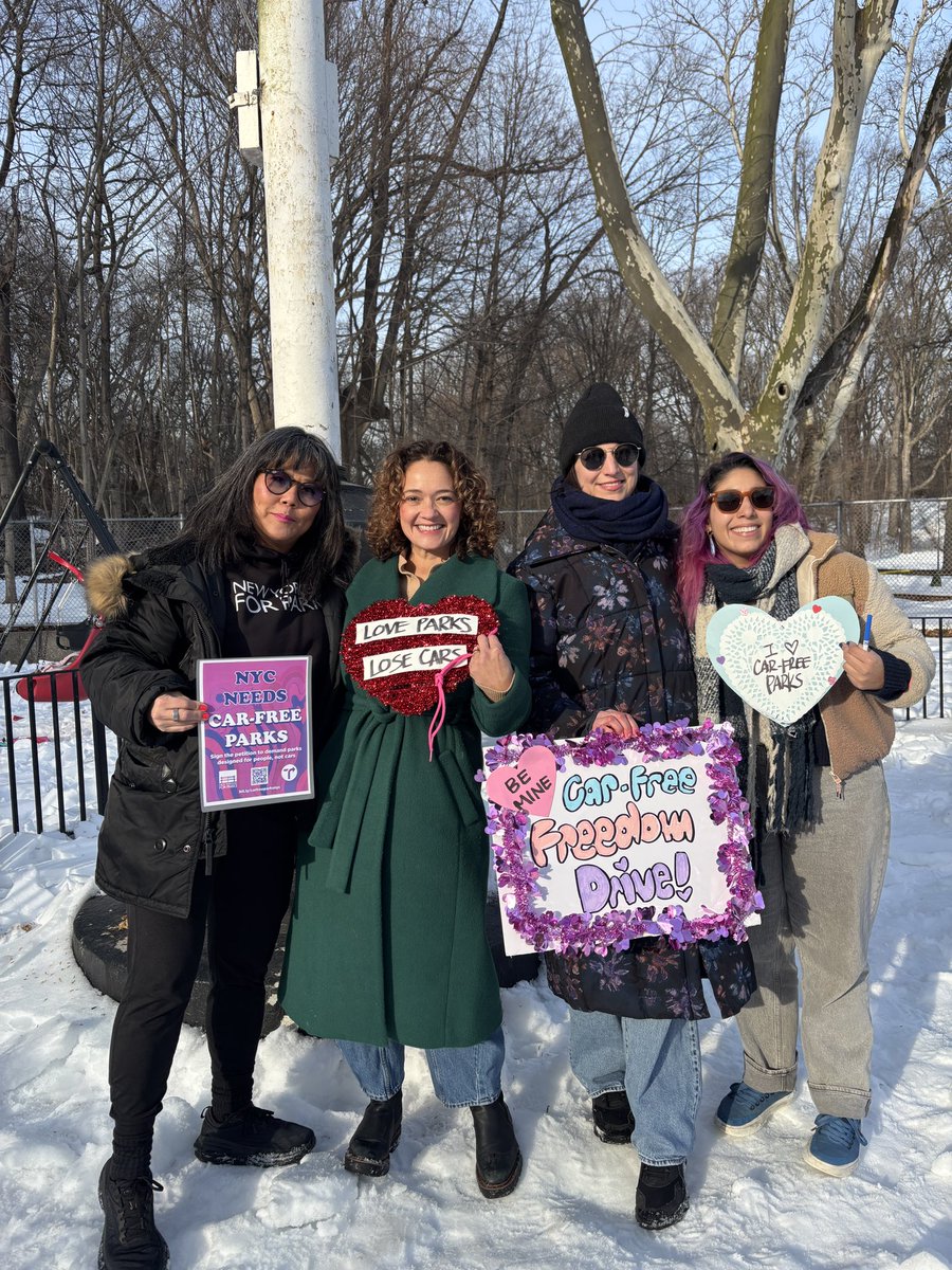 KathyParkPrice's tweet photo. Why do we have so many parks in NYC that allow vehicles in them? When we see videos of cars driving through Central and Prospect Parks today, we’re like, that’s so messed up…because it is. Give us #carfreeparks @NYCMayor https://t.co/3SZMpT3R1P