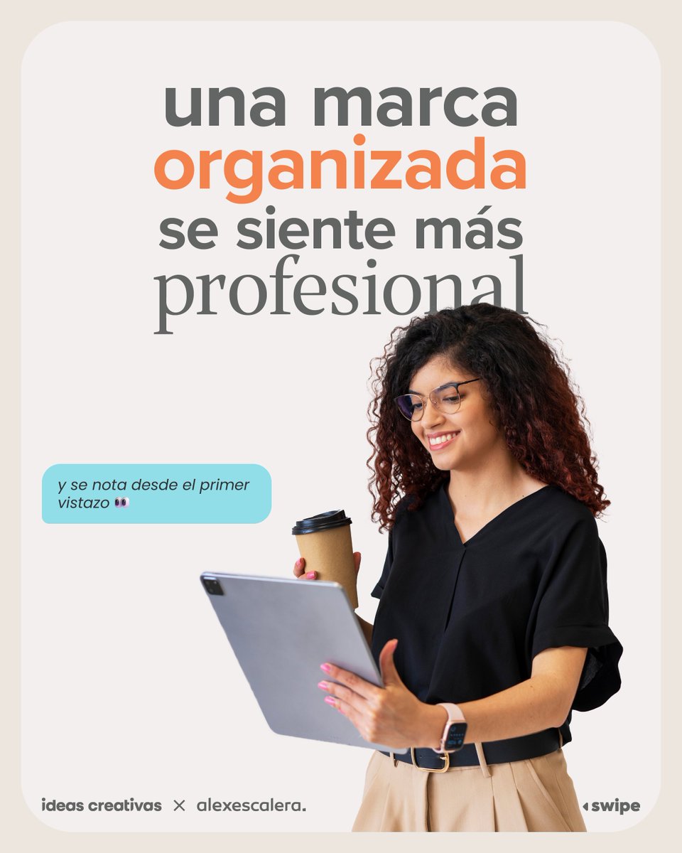 IdeasCreativasE's tweet photo. No es magia ✨
Es orden, coherencia y una buena estrategia visual.
Una marca ordenada se siente más profesional, más clara y más confiable.
¿La tuya cómo se siente hoy? 👀 https://t.co/1QJ4lQqpwN
