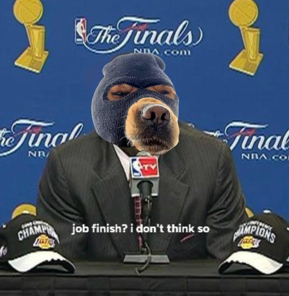 Ski Mask Dog tweet media
