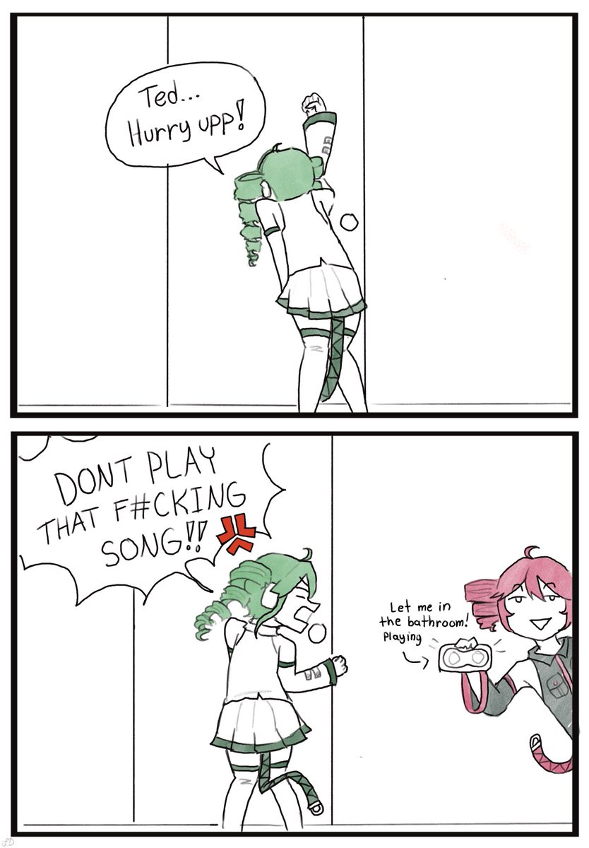 Not now Teto! 
#KasaneTeto #KasaneKeko