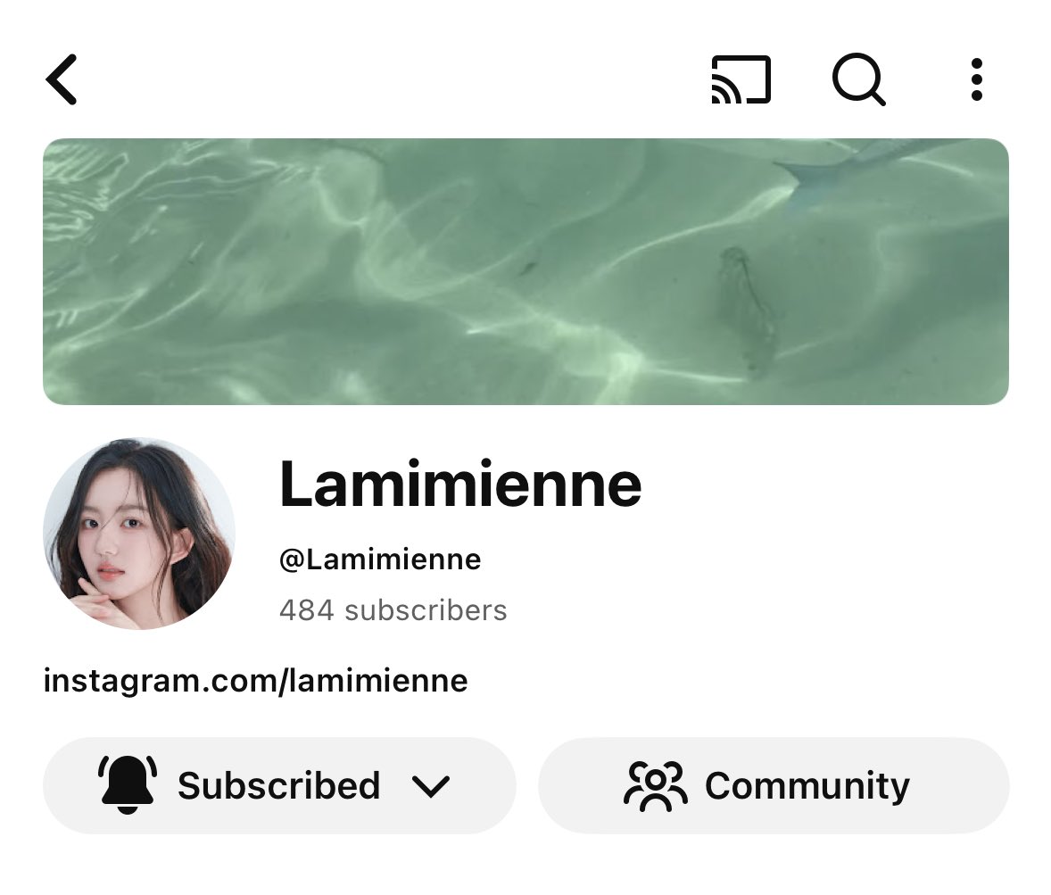 WAITTT Lami just changed her Instagram bio from just @/smtown to her YouTube channel???

This feels intentional. Should we expect new content soon??

pleaseee all support her🥹✨
📎 youtube.com/@lamimienne?si…