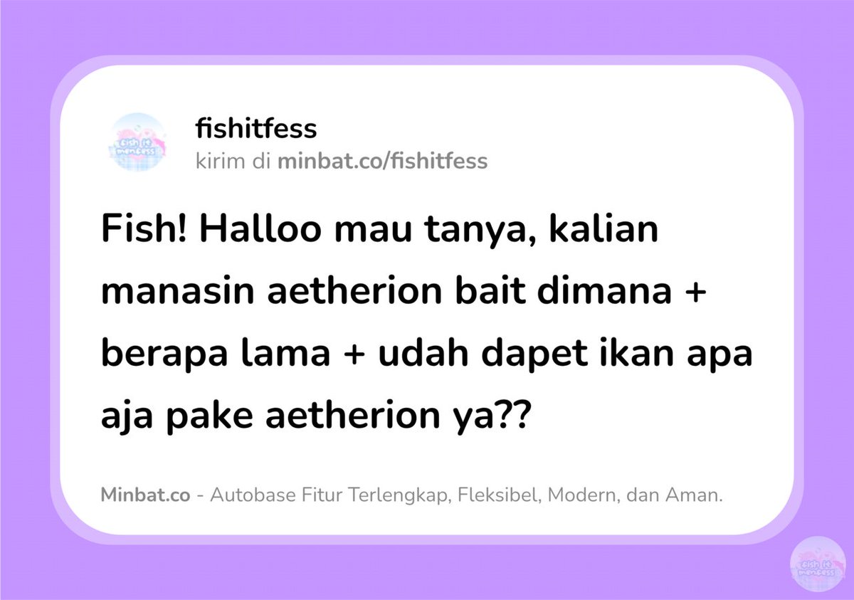 FISH IT FESS ‼️ WTT CANTUMIN UNAME tweet media