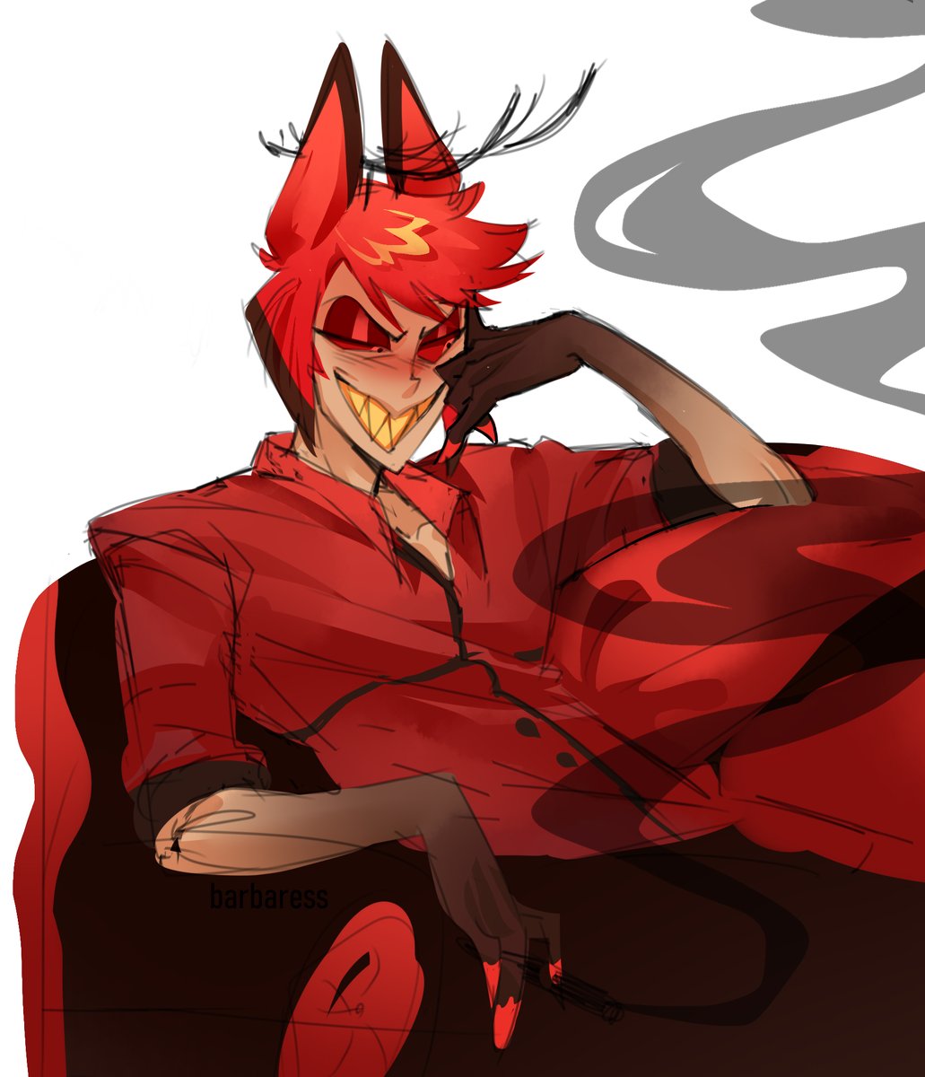 #HazbinHotel #Alastor from some AU of mine