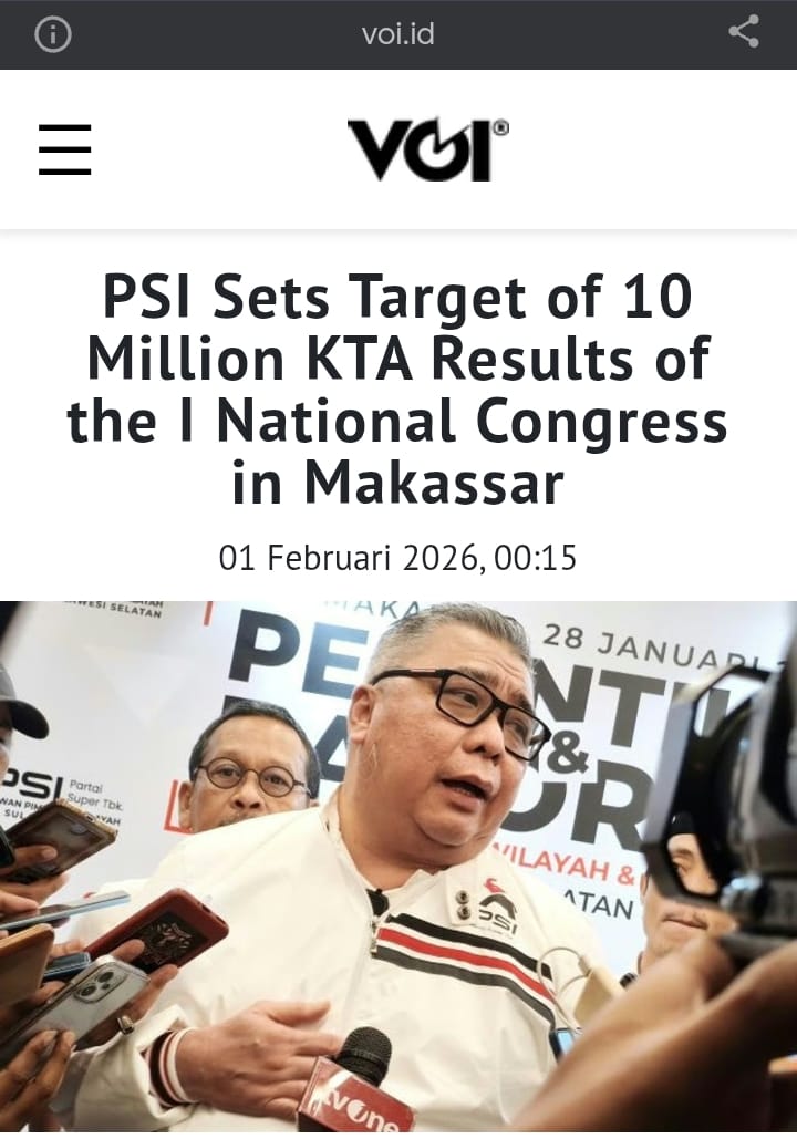 Siapapun yang mau menjadi caleg dari PSI setidaknya harus merekrut 500 anggota untuk menjadi KTA.