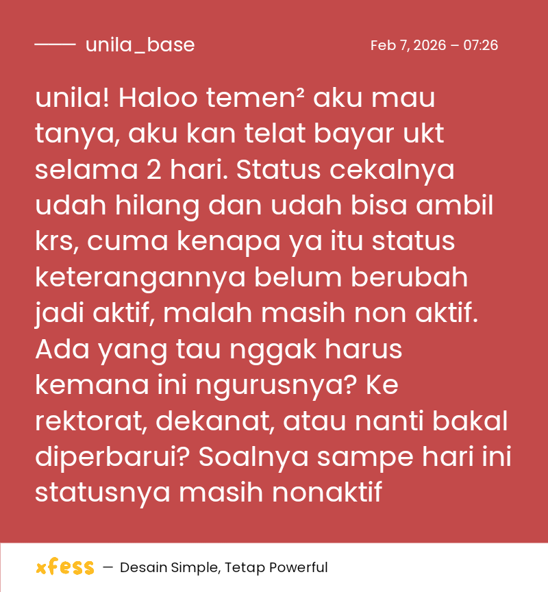 UNILABASE | JUALAN JUMAT‼️ tweet media