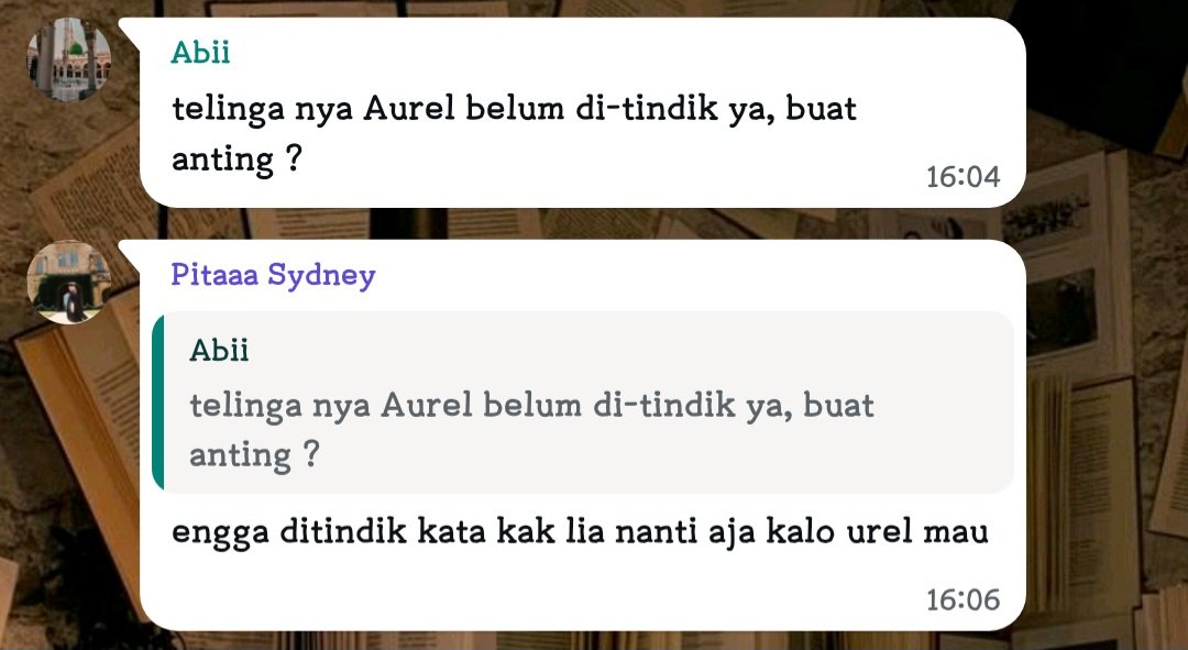 Sementara itu, aku..