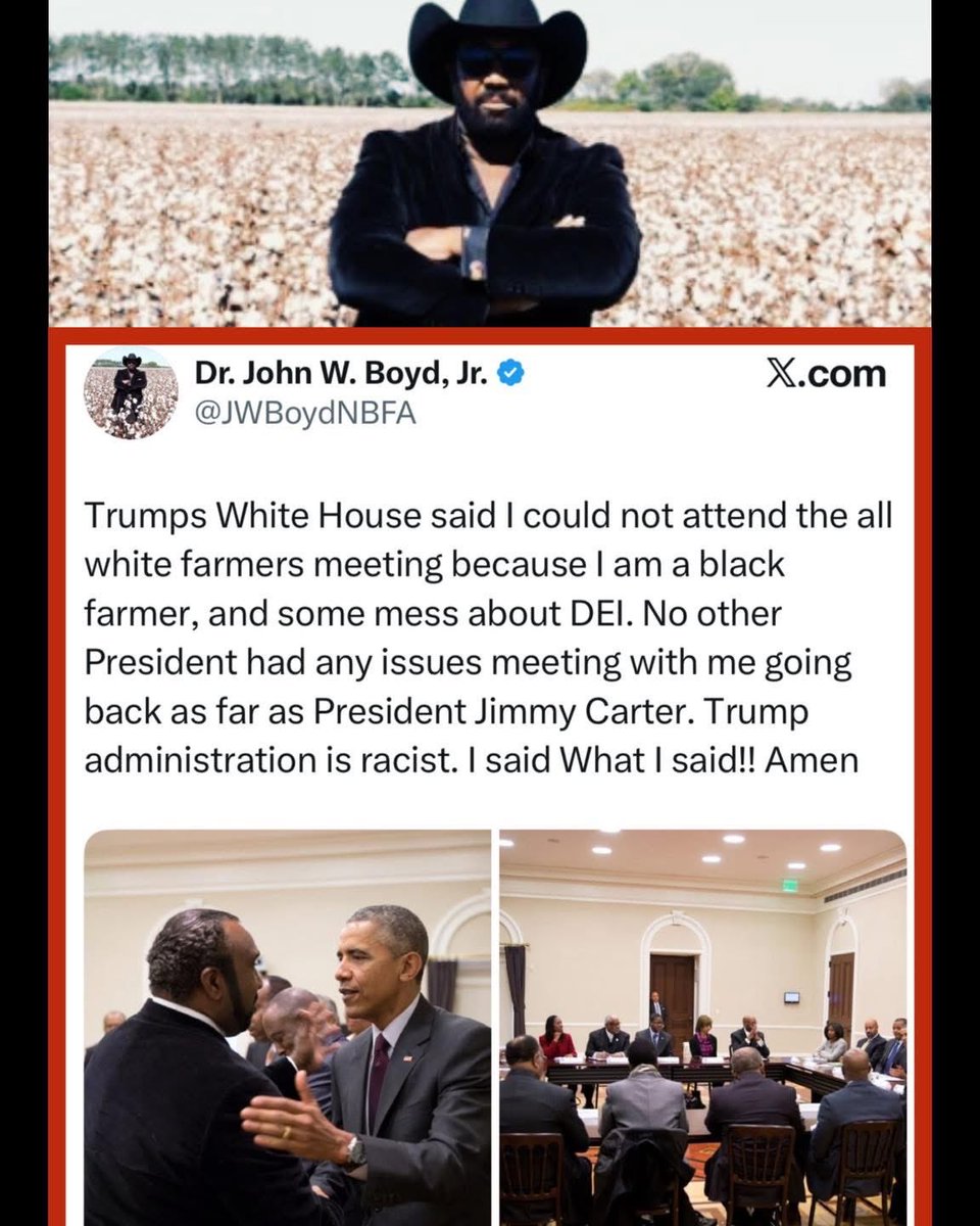 You’re accusing the White House of racial exclusion. That’s not a small claim.

This is the kind of allegation that would be proven instantly with one screenshot.

The email. The denial. The name of the staffer.

Instead, we get a story and photos from years ago.

Given how