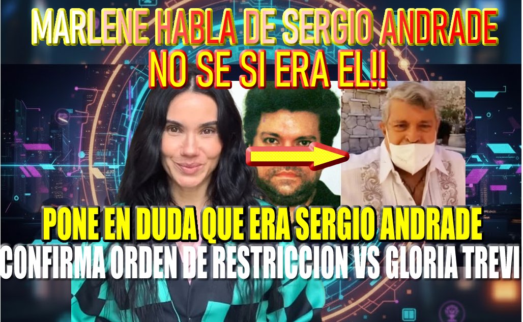 Trevidocumental's tweet image. Marlene Calderon PONE en duda que era Sergio Andrade!!
CONFIRMA DENUNCIA CONTRA GLORIA TREVI!
youtube.com/live/bcNTwKrji…
#GloriaTrevi #raquenel #sergioandrade