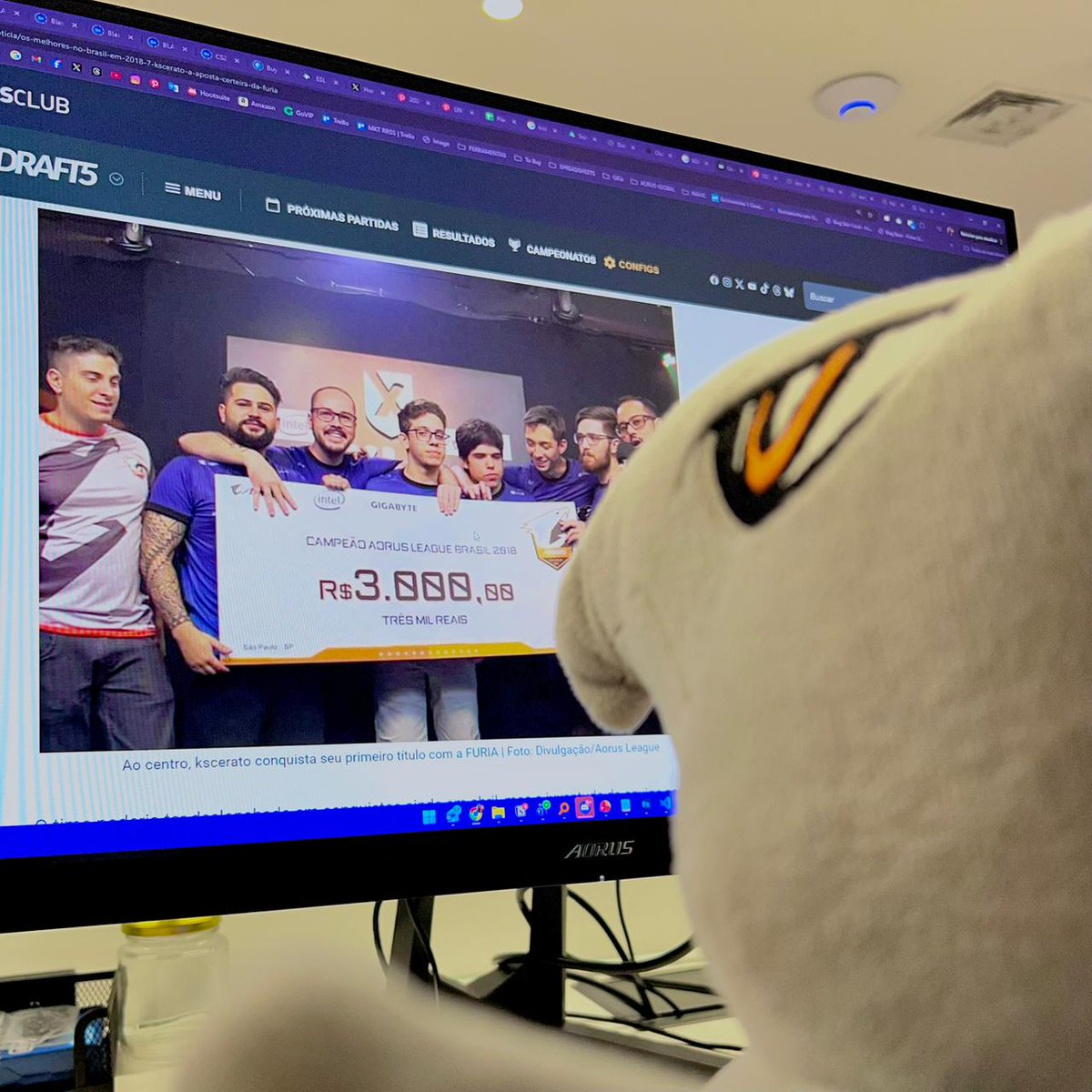 AORUS Brasil tweet media