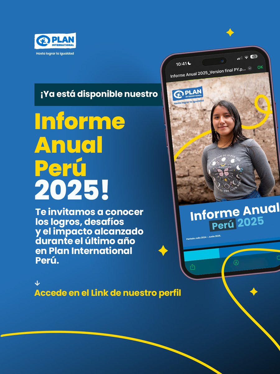 Plan International Perú tweet media