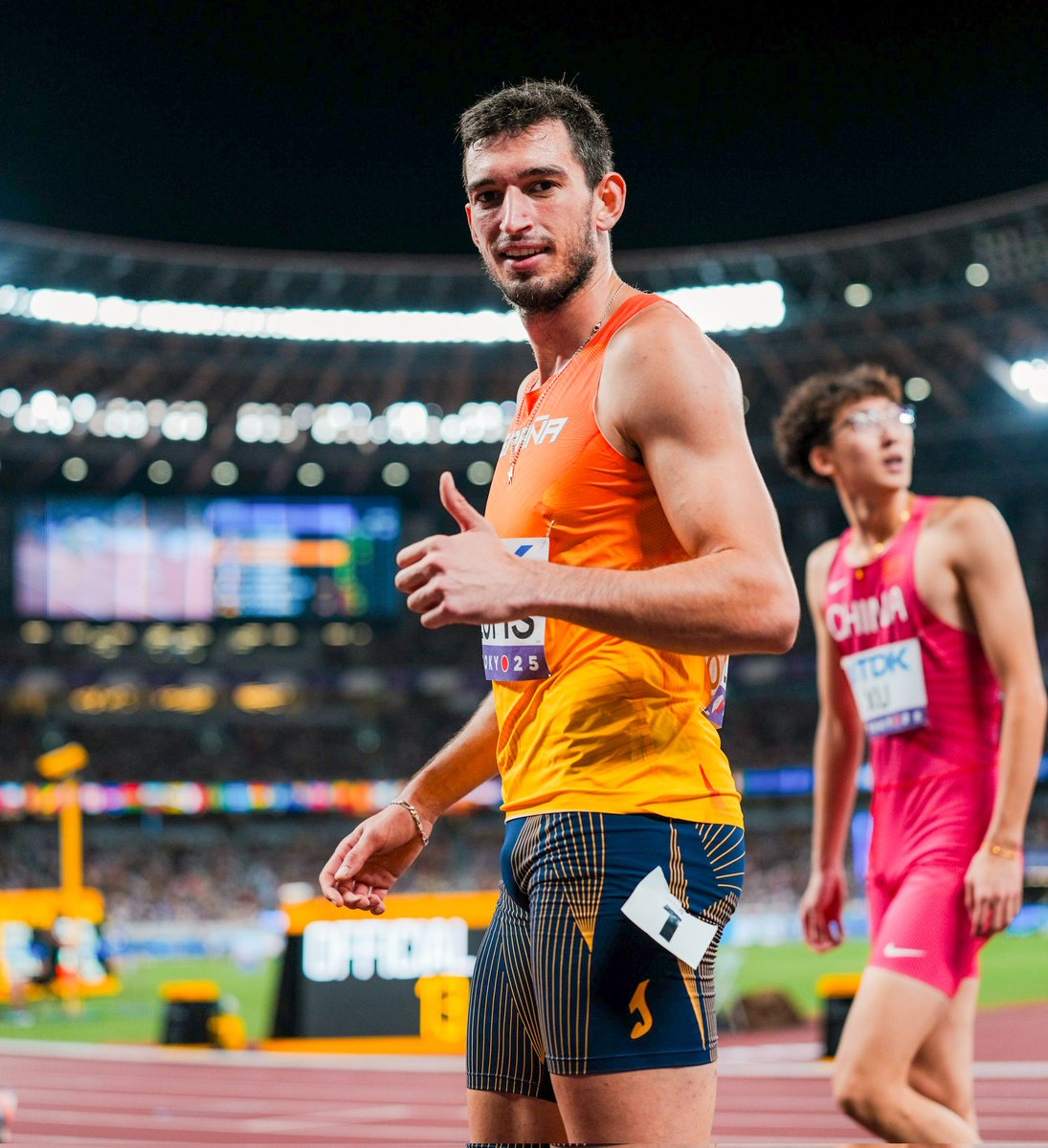 7.45s!!🔥
National Record ☑️ 

Enrique Llopis 🇪🇸 powered to a new PB &amp; Spanish Record of 7.45s to win the men's 60mH at the World Indoor Tour Madrid!