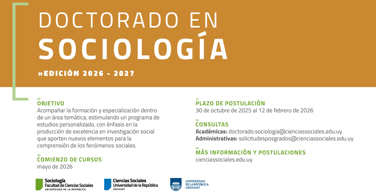 Facultad de Ciencias Sociales tweet media