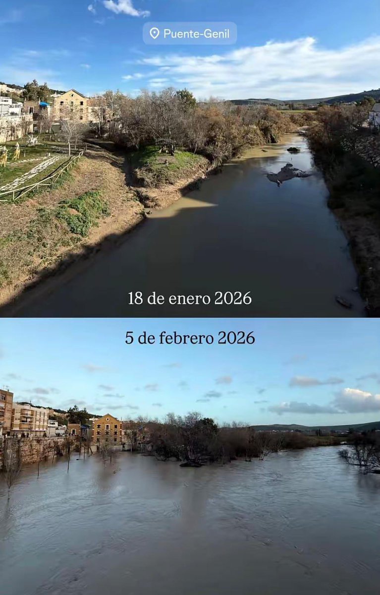 Puente Genil. Río Genil.