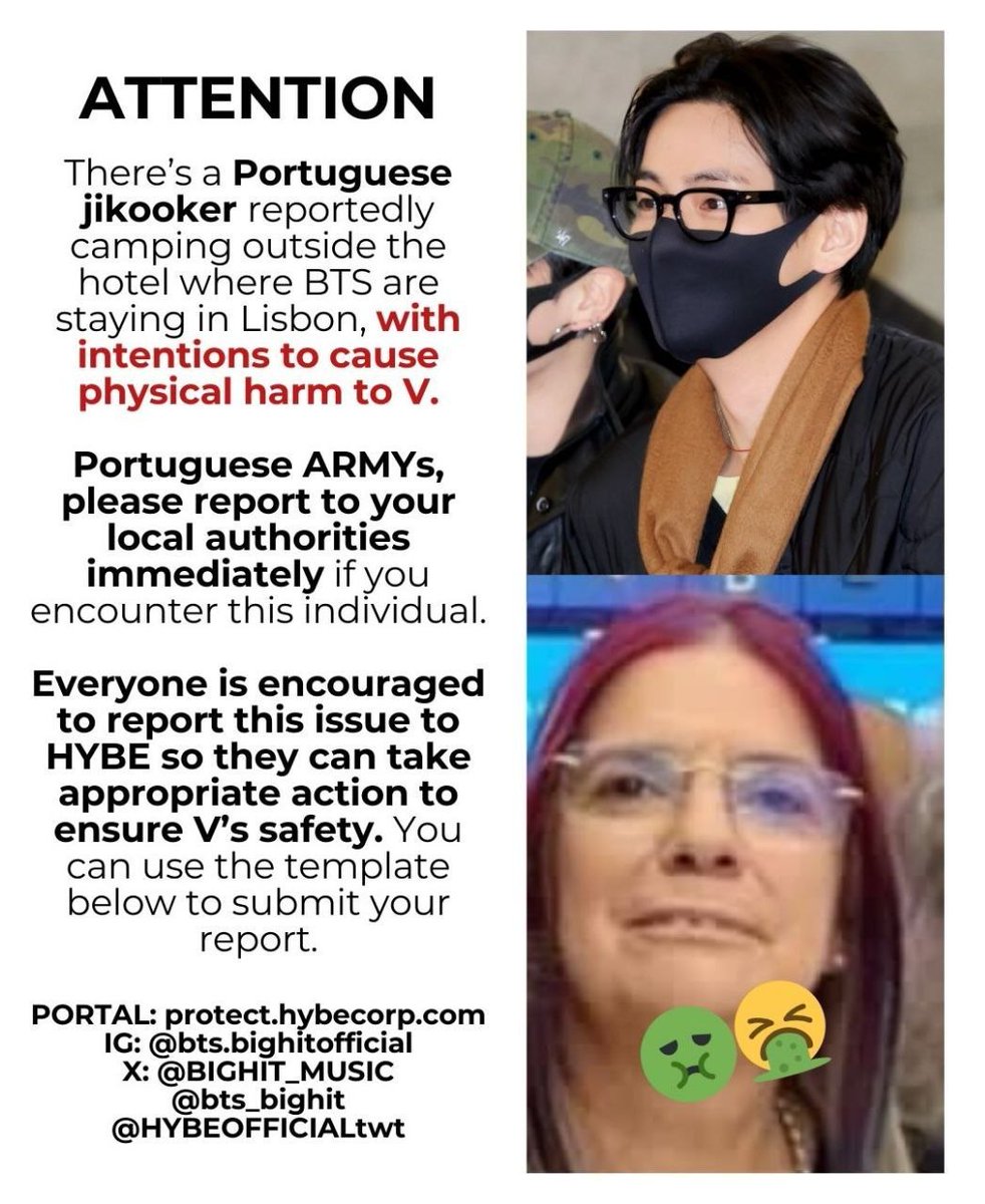 deizi1610's tweet photo. 🚨 SERIOUS THREAT
A fan in Portugal shared messages implying intent to harm Kim Taehyung, creating an urgent safety concern.
Meanwhile, @btschartdaily is spreading misinformation to distract from this real threat.
report:  https://t.co/WdEee0lSmj https://t.co/jFJYFfy7UV