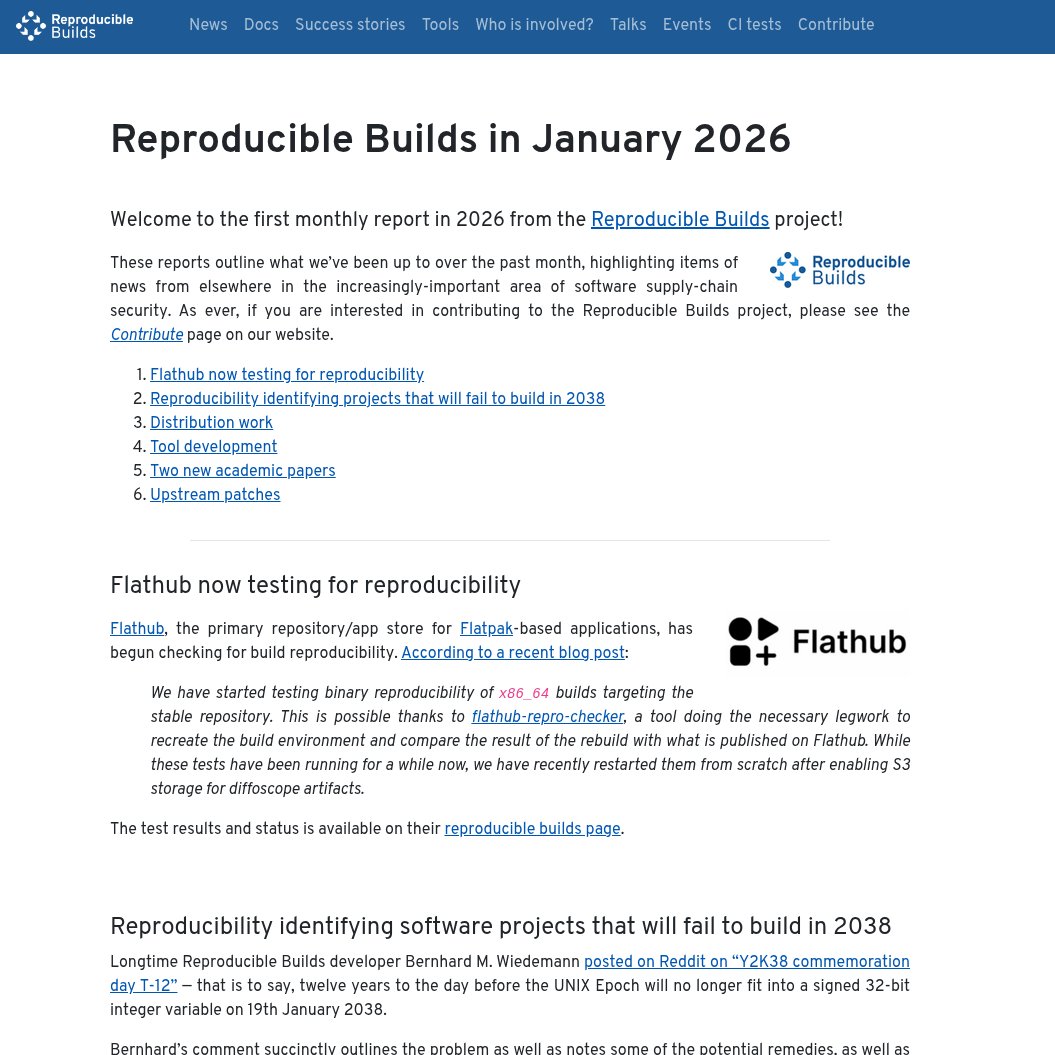 Reproducible Builds tweet media