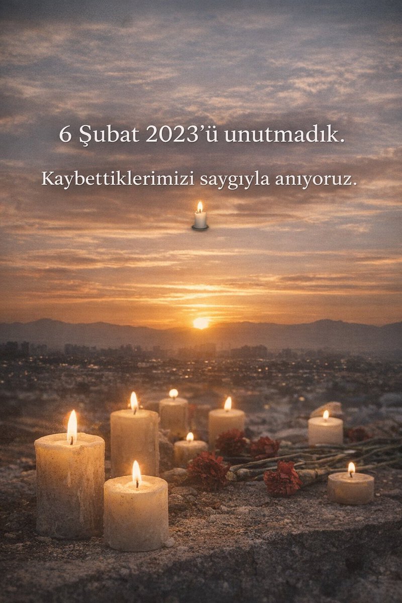 Acı büyüktü…
Kayıplar tarifsizdi…
Ama umut…
İnsanların birbirine uzanan ellerindeydi.
Kaybettiklerimizi
saygıyla anıyoruz.

6 Şubat’ı unutmadık.
Unutturmayacağız.  🥀💔🙏

⸻ #DepremYıldönümü #DepremiUnutmaUnutturma #DepremdeKaybolanCocuklarNerede
