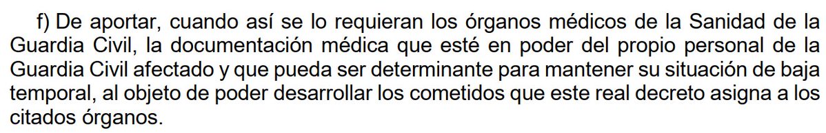¿Sabías que <a href="/guardiacivil/">Guardia Civil</a> quería obligarte a entregar toda la documentación médica en tu poder?
Eso ha desaparecido del texto definitivo, pero no ha sido fruto de la casualidad. <a href="/AUGC_Comunica/">AUGC Guardia Civil 🇪🇸</a> lo peleó con la AEPD y con el Consejo de Estado.
Sólo un trabajo serio lo ha permitido