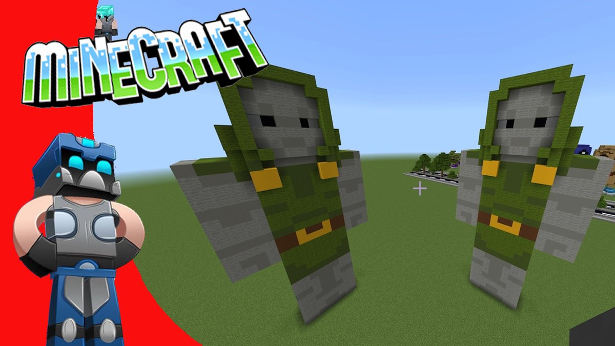 Minecraft: Como hacer Estatua dr doom skin Tutorial youtu.be/lEc5HhE9a2c?si… a través de <a href="/YouTube/">YouTube</a>