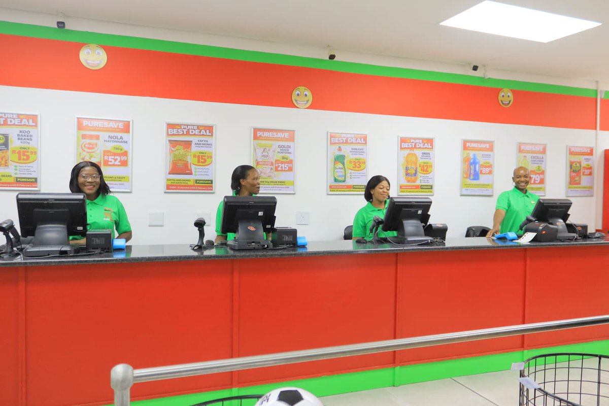 After investing more than 13 Years of  His time in South African Retail Giant as a Regional Manager, Richard Rambau called it Quits to go and establish His Retail Brand, PURESAVE GROUP. Today they launched their First Store in a busy Town of Germiston.  This is a Very HIGH