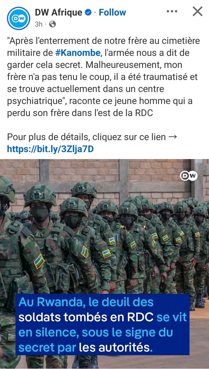 Les militaires rwandais RDF meurent en silence au Congo 🇨🇩 en laissant veuves, enfants, parents, fréres et soeurs interdit de faire le deuil par le sanguinaire, Hitler d'Afrique