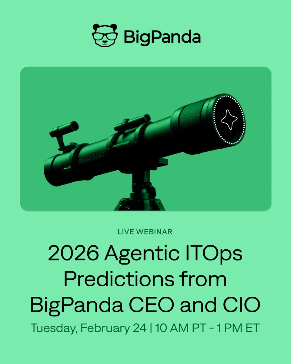 BigPanda tweet media