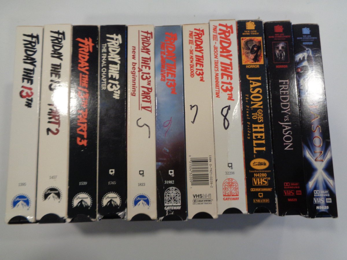 Friday The 13th Original Lot Set 1 - 9 & Jason Spin-offs 11 total