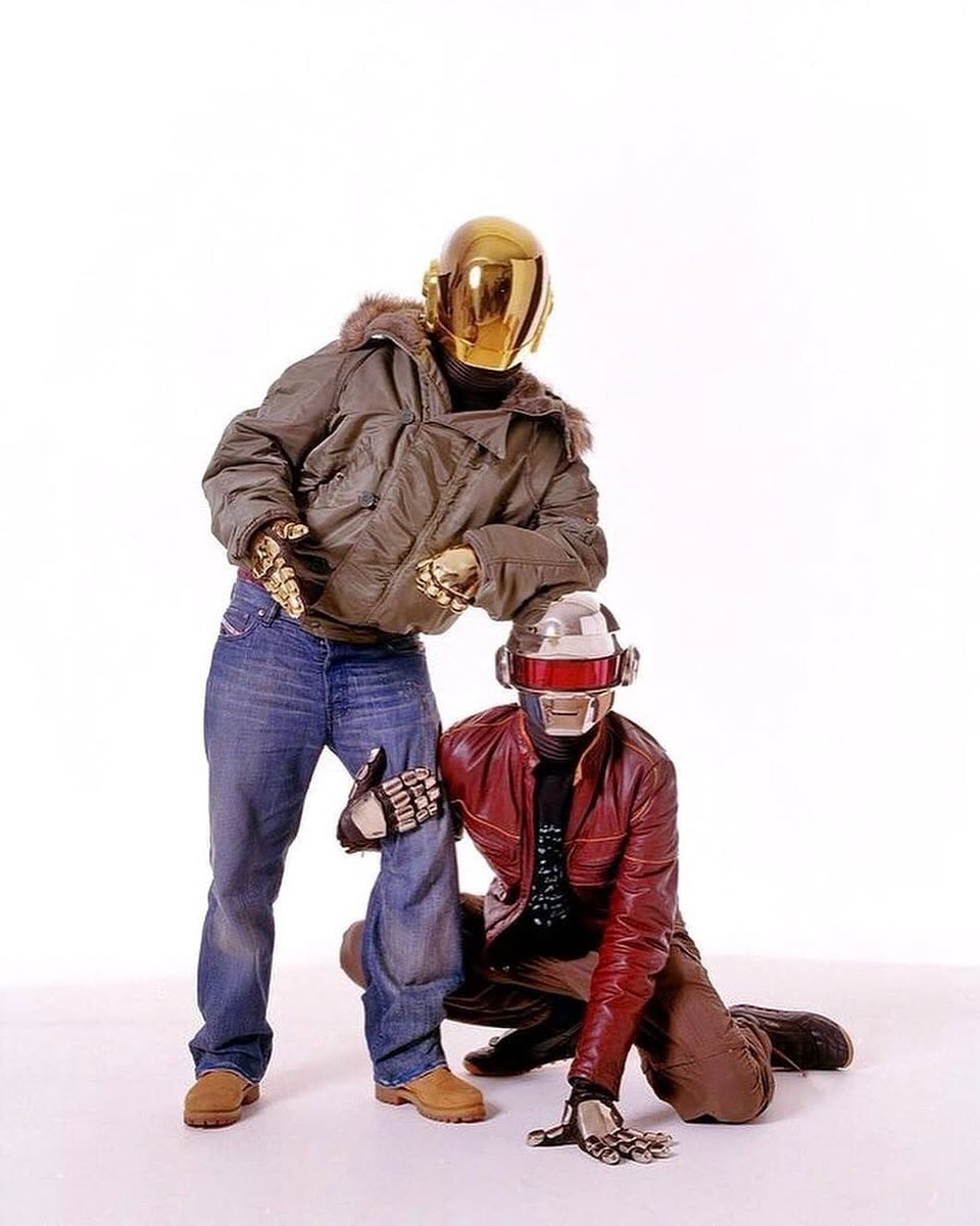 Daft Punk photographed by Perou (2002)