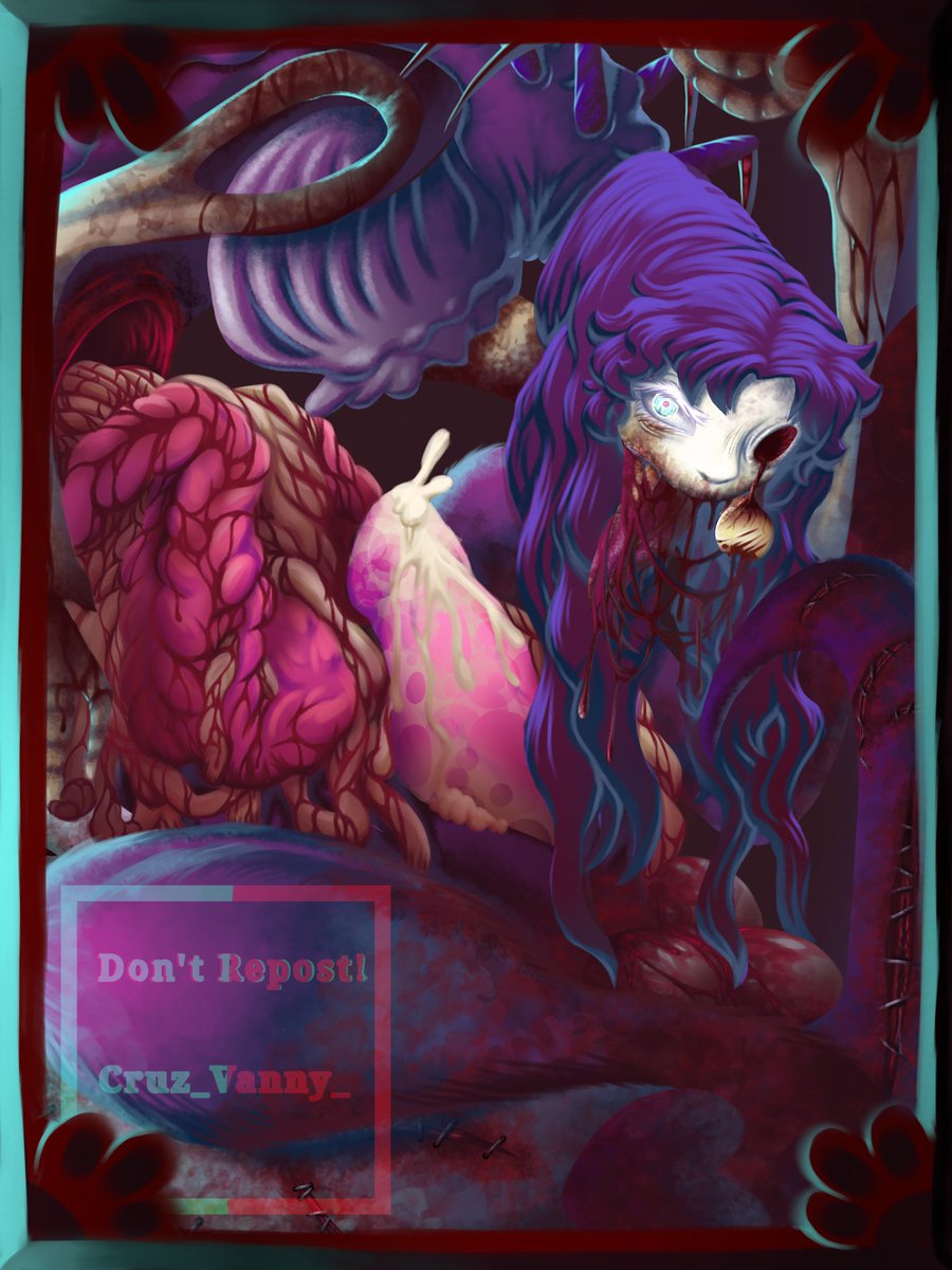 I... I'm sorry...

#ventart #originalcharacter #nsfwtwt #MonsterMindCreations #Blood #Bones #adolescence #digitalart #digitalartwork