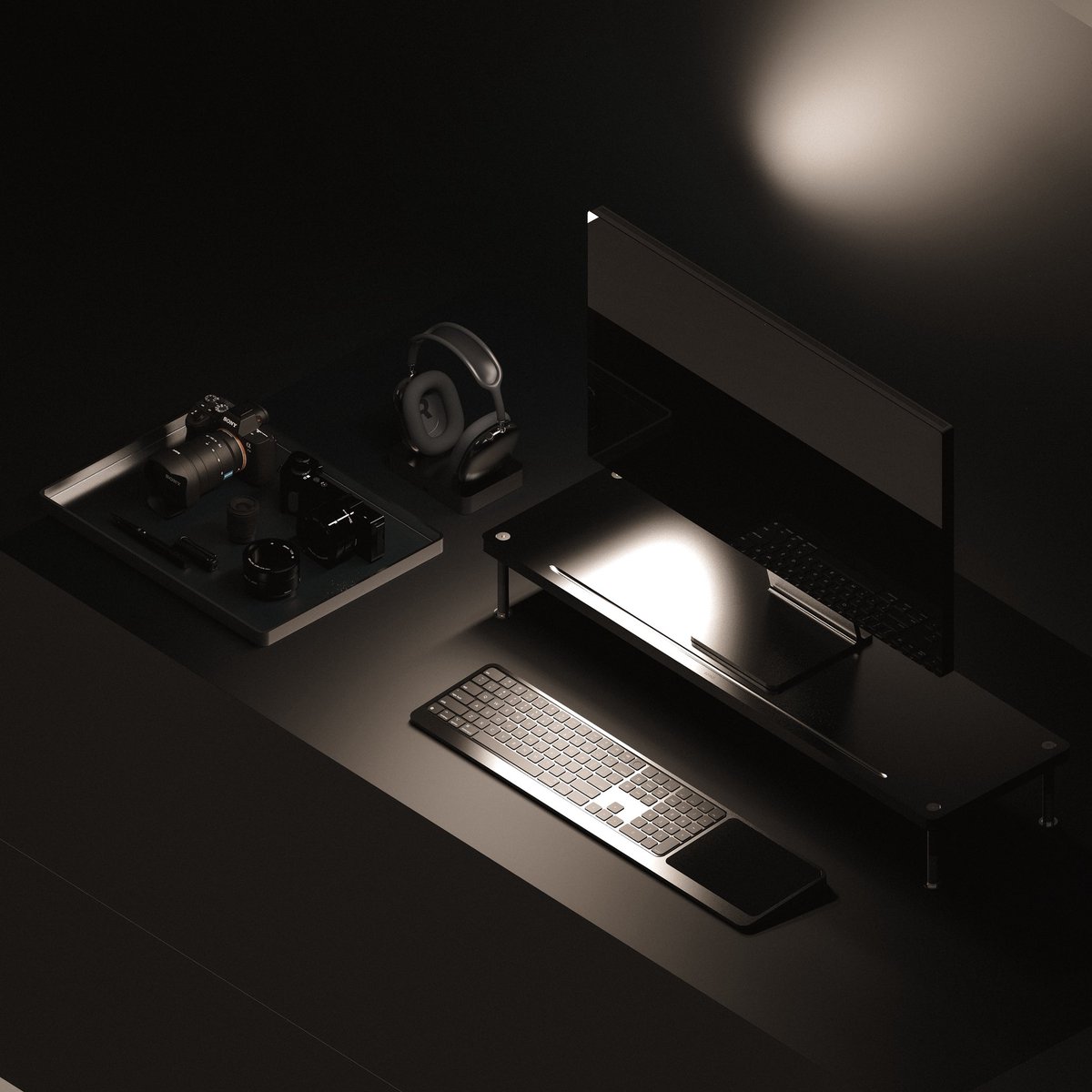 The Black Edit
Black changes how an object is seen. It sharpens edges. Deepens contrast. Allows form to speak without distraction.
Finished in Pantone Black 6C, this collection presents Bionic pieces in their most reduced expression. Precision machined aluminium, anodised for