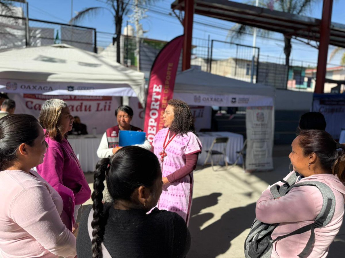 Con  #CayapaduLii llevamos la atención laboral a San Martín Montoya, acercando asesoría y derechos a las y los trabajadores, en coordinación con la Secretaría de Bienestar, Tequio e Inclusión que encabeza Vilma Martínez Cortés, como lo ha indicado el gobernador <a href="/salomonj/">Salomón Jara Cruz</a>