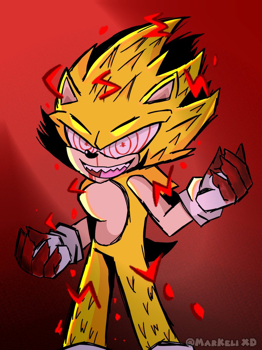 MarKeliXD's tweet photo. Dibujito de fleetway Sonic Para No morir jejejej bai #sonicfanart https://t.co/0JE0QUGJhA