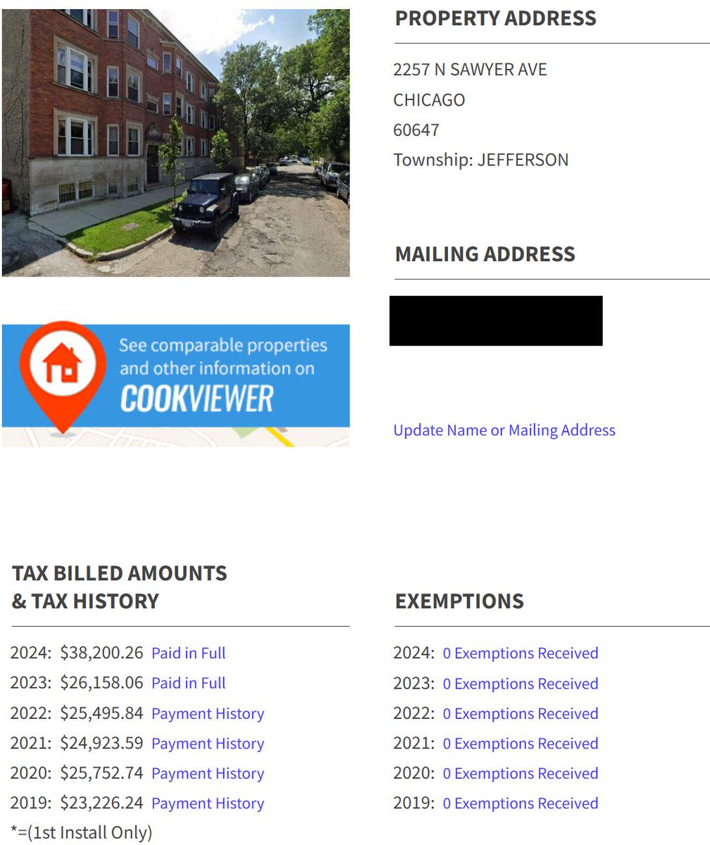 The property taxes on this building increased 46% last year. 😬