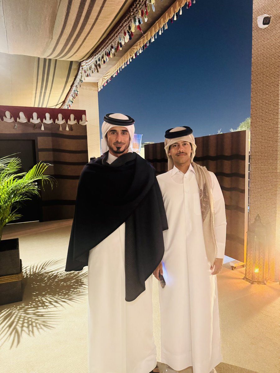 تشَرَّف أبني ناصر بأخذ صورة مع سمو الشيخ جاسم بن حمد آل ثاني
الممثل الشخصي لسمو أمير البلاد المفدى

#مهرجان_كتارا_الدولي_للخيل_العربية
2026