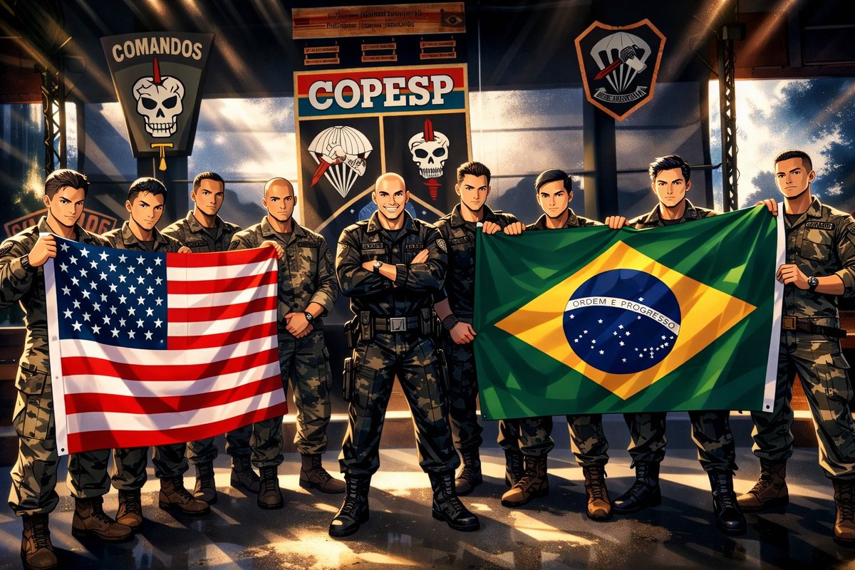 Cronos_Revista's tweet photo. Falando sério, o Brasil só precisa ser assumido por um governo de direita, pró-militar e pró-América para tornar-se extremamente seguro. As forças especiais brasileiras, em eficácia, só perdem para os SEALs americanos. A única coisa atrasando esses caras são os tribunais dominados por ONGs intrusas e a ONU.

por @iamspritz - #SpritzSaturn
#Brasil #Segurança #Globalismo

Imagem 1: Sociedade Militar -  https://t.co/ACyr3LNyGY